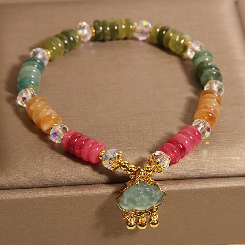 Buddha Stones, bunte Abakus-Perlen, glückverheißende Wolke, Turmalin, positives Armband - image 6