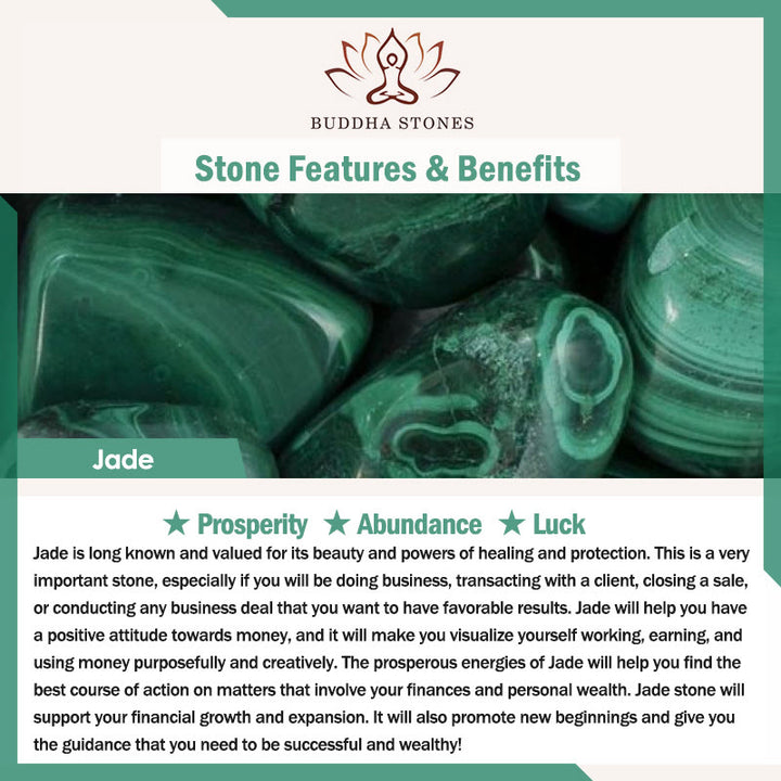 Buddha Stones Natürliches Lotus-Amethyst-Jade-Balance-Armband - image 7