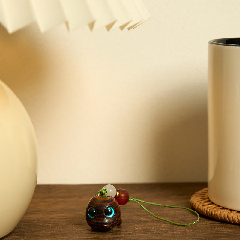 Buddha Stones Regenbogen Eukalyptus Delphin Geschnitzt Positive Schlüssel Kette Telefon Hängende Dekoration - image 15