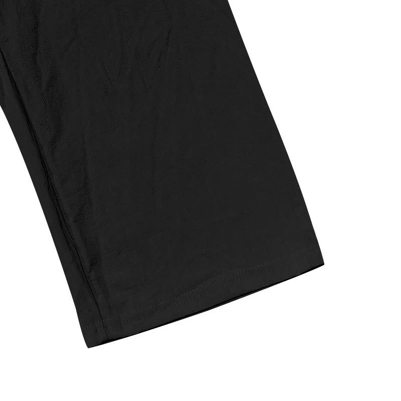 Buddha Stones Einfarbige Knöpfe Kordelzug Herren Baumwollhose mit Taschen - image 13