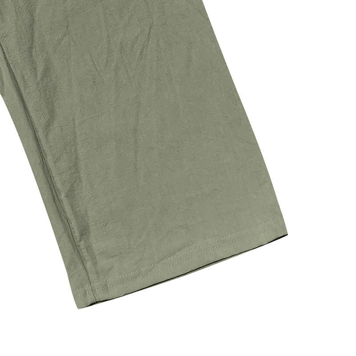 Buddha Stones Einfarbige Knöpfe Kordelzug Herren Baumwollhose mit Taschen - image 32