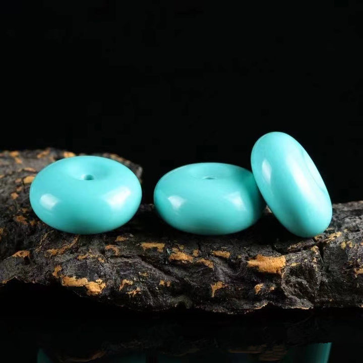 Buddha Stones Türkis Frieden Schnalle Seil Balance Halskette Anhänger - image 8