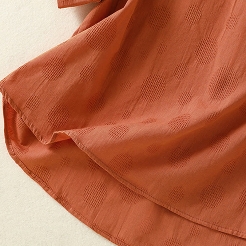 Buddha Stones 2-teiliges schlichtes Damen-Kurzarmhemd mit Haremshose und Meditationskleidungsset - image 21