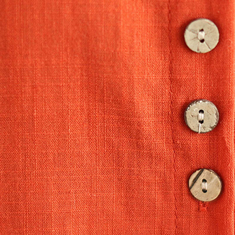 Buddha Stones 2-teiliges lässiges Damen-Set mit Stehkragen, Hemd und lockerer Hose, Meditationskleidung - image 20