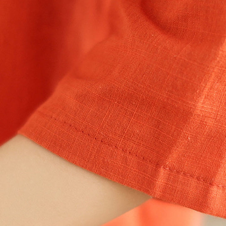 Buddha Stones 2-teiliges lässiges Damen-Set mit Stehkragen, Hemd und lockerer Hose, Meditationskleidung - image 17