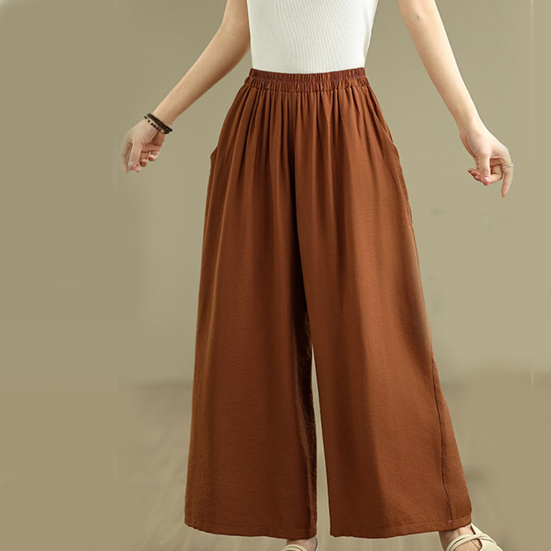 Buddha Stones 2-teiliges lässiges Damen-Set mit Stehkragen, Hemd und lockerer Hose, Meditationskleidung - image 9