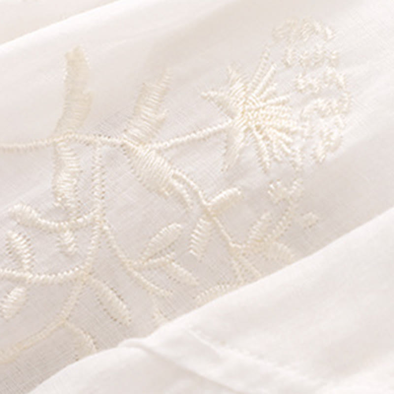 Damen-Haremshose aus Baumwolle und Leinen mit Buddha Stones -Stickmuster und Taschen - image 9