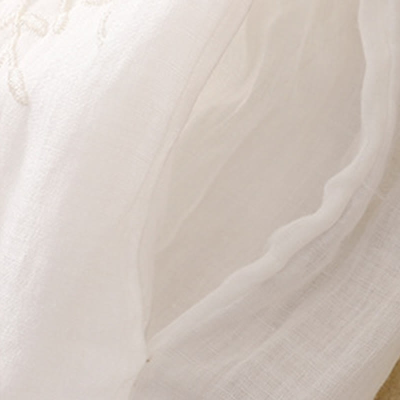 Damen-Haremshose aus Baumwolle und Leinen mit Buddha Stones -Stickmuster und Taschen - image 6