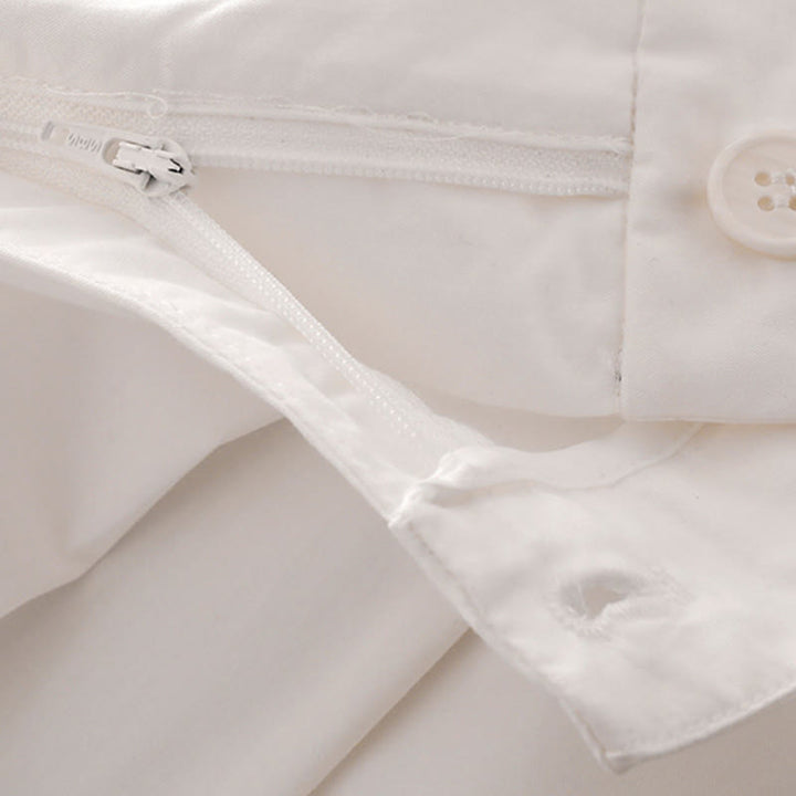 Buddha Stones Lässige, schlichte Damenhose aus Polyester mit hoher Taille, Länge 7–8, weites Bein, mit Taschen - image 14
