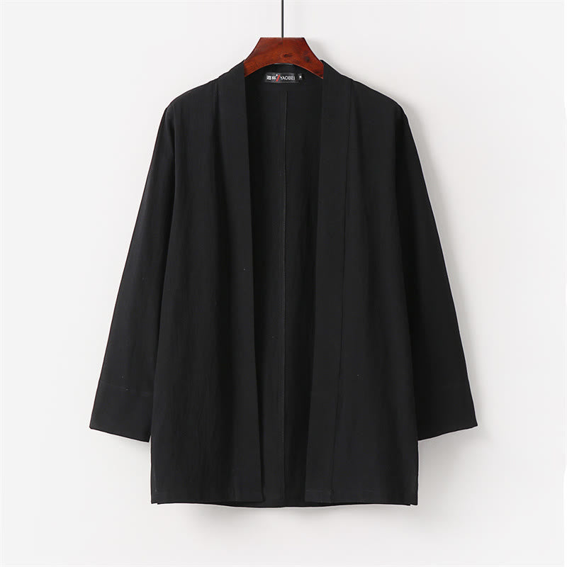 Buddha Stones 2-teiliges Baumwoll-Kimono-Set mit knöchellangen Hosen für Herren - image 8