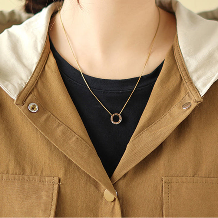 Buddha Stones Lässiger Pendler-Kapuzenpullover mit Kordelzug für Damen, Baumwoll-Leinen-Jacke mit Taschen - image 13