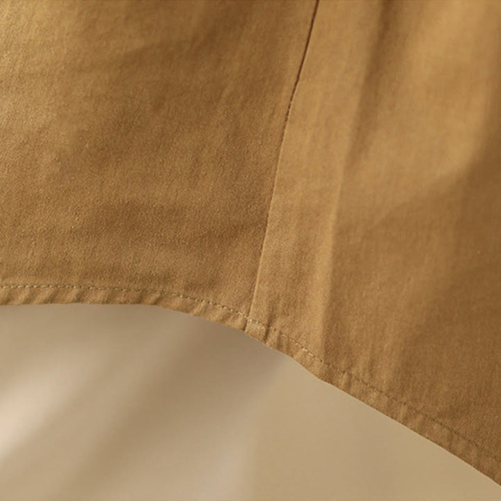 Buddha Stones Lässiger Pendler-Kapuzenpullover mit Kordelzug für Damen, Baumwoll-Leinen-Jacke mit Taschen - image 15