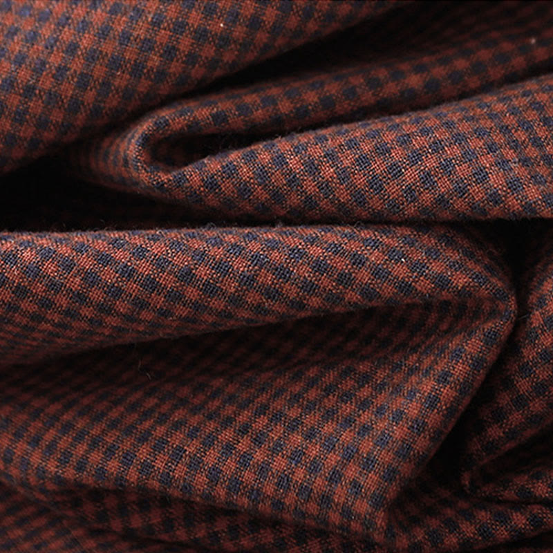 Buddha Stones – Lässiges, schlichtes Midikleid aus Baumwolle mit Froschknöpfen und Taschen - image 5