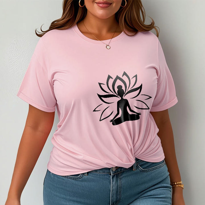Buddha Stones Lotus Meditieren Person T T-shirt - image 14