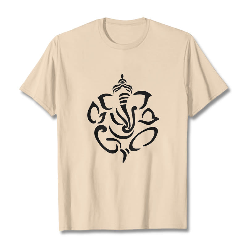 Buddha Stones Ganesh Elefant Skizze Illustration T T-shirt - Bisque - 2XL - image 9