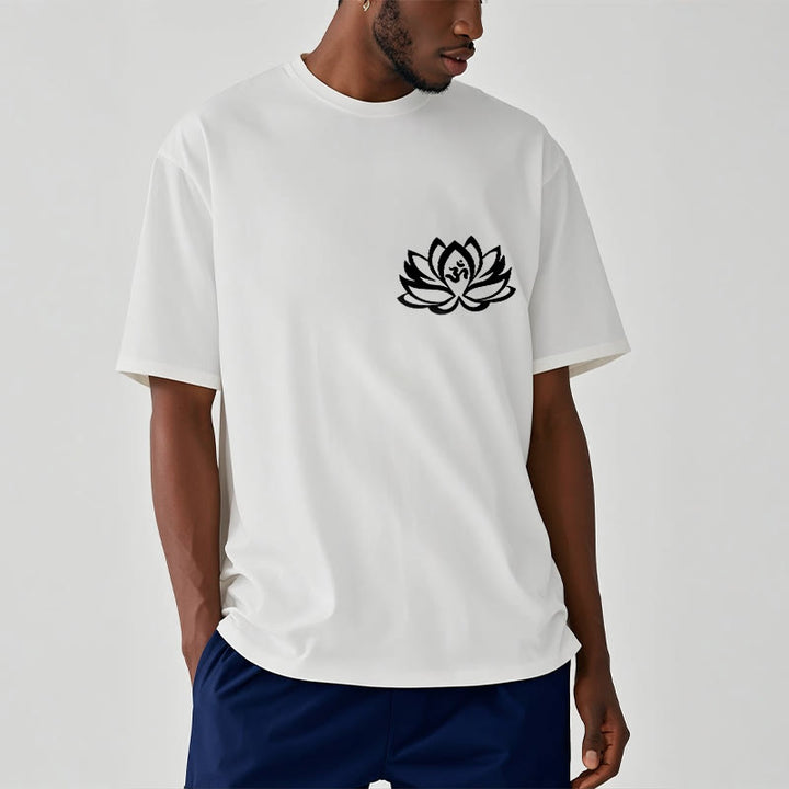 Buddha Stones Lotus Blume OM Symbol Design T T-shirt - image 9