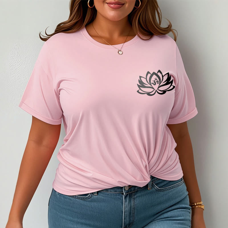 Buddha Stones Lotus Blume OM Symbol Design T T-shirt - image 17
