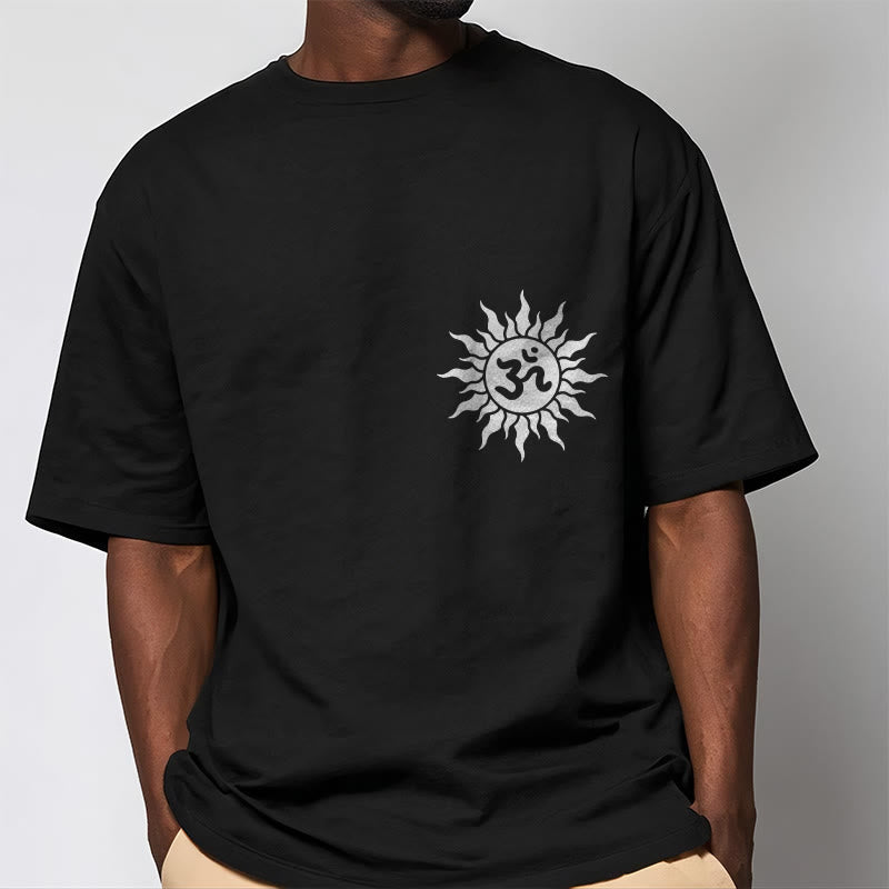 Buddha Stones Sonne OM Symbol Design T T-shirt - image 2