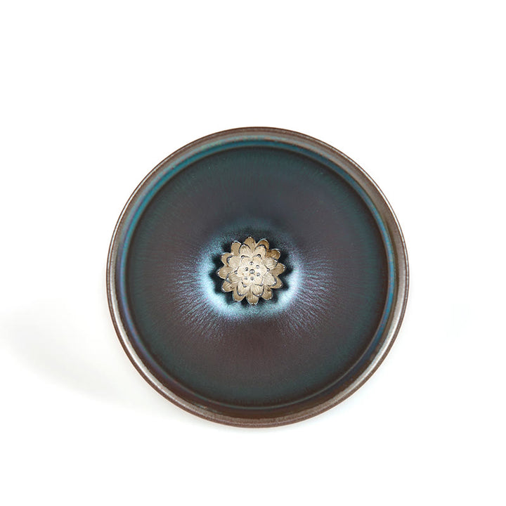 Buddha Stones, handgefertigte chinesische Jianzhan-Lotusblume, blau-violette Keramik-Teetasse, Kung-Fu-Teetasse, 150 ml - image 7