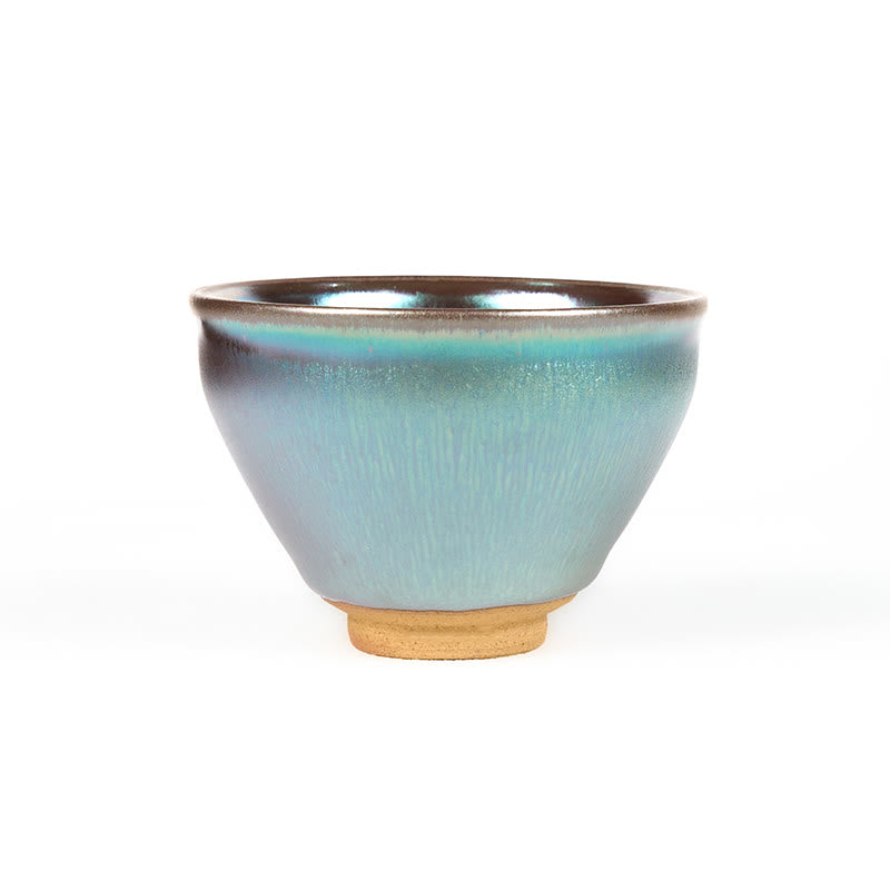 Buddha Stones, handgefertigte chinesische Jianzhan-Lotusblume, blau-violette Keramik-Teetasse, Kung-Fu-Teetasse, 150 ml - image 9