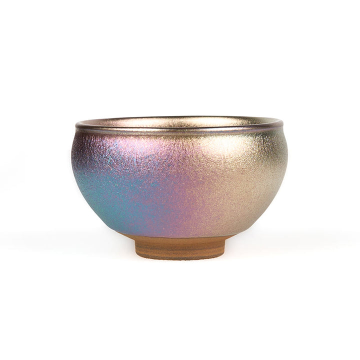 Buddha Stones Handgemachte chinesische Jianzhan Goldene Lotusblume Keramik-Teetasse Kung Fu Teetasse 150ml - image 9