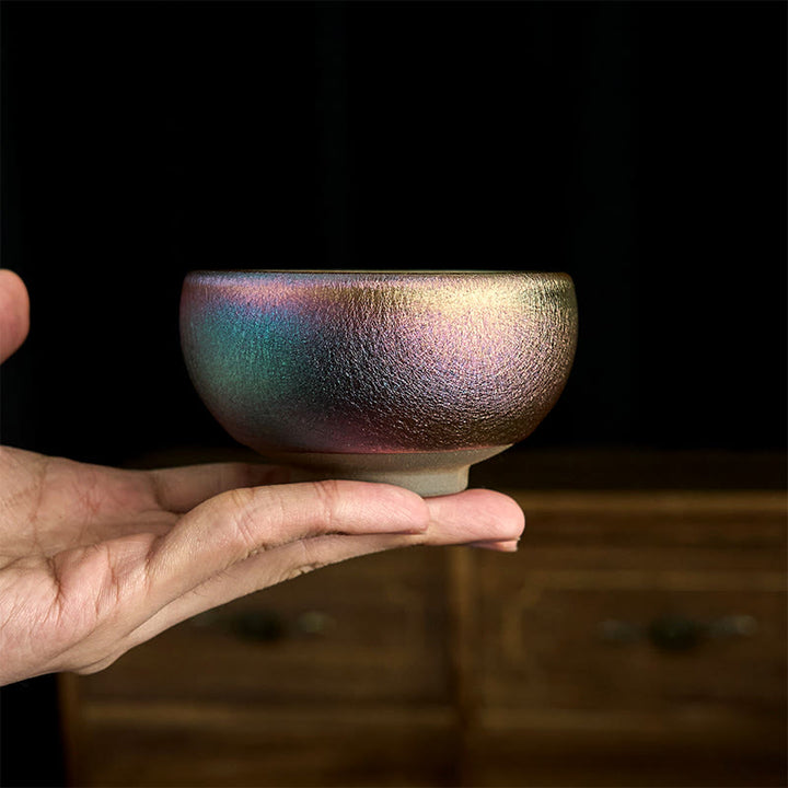Buddha Stones, handgefertigt, chinesische Jianzhan-Teetasse mit Koi-Fisch und Lotusblatt, Keramik, Kung-Fu-Teetasse, 150 ml - image 14