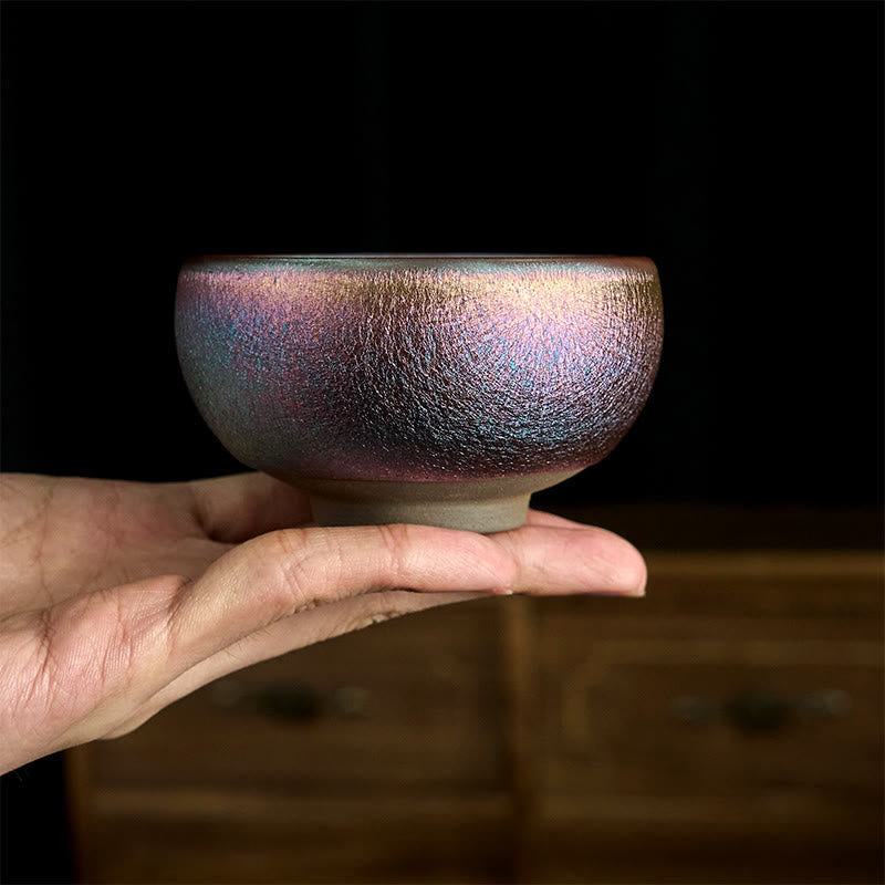 Buddha Stones, handgefertigt, chinesische Jianzhan-Teetasse mit Koi-Fisch und Lotusblatt, Keramik, Kung-Fu-Teetasse, 150 ml - image 23