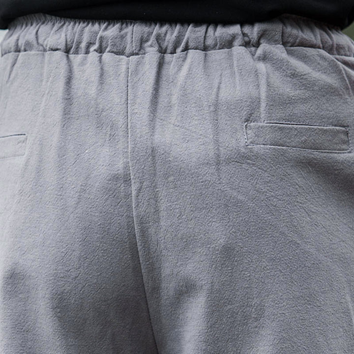 Buddha Stones Schlichte, lässige Herren-Bloomer-Hose mit Taschen - image 17