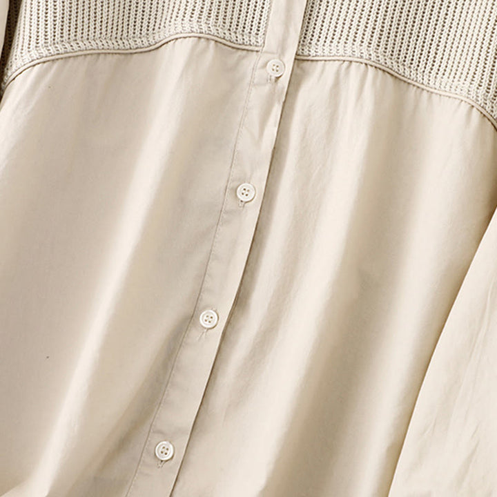 Buddha Stones Damen-Baumwollcordjacke mit Stehkragen - image 14