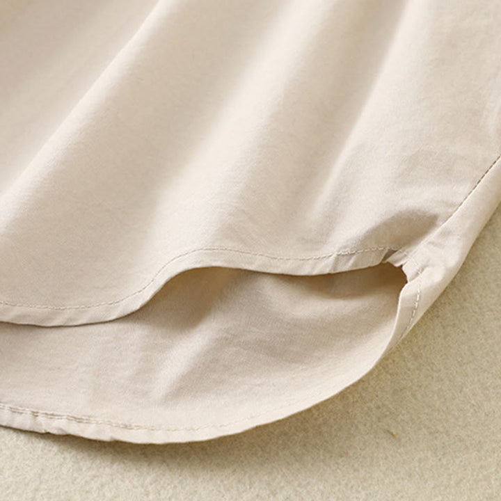 Buddha Stones Damen-Baumwollcordjacke mit Stehkragen - image 13