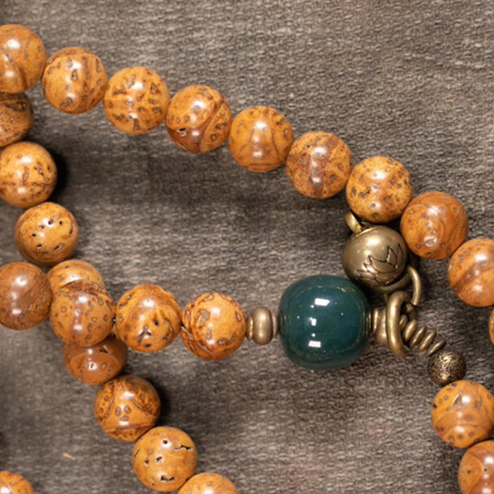 108 Mala Perlen Bodhi Seed Wisdom Peace Quastenarmband - image 8