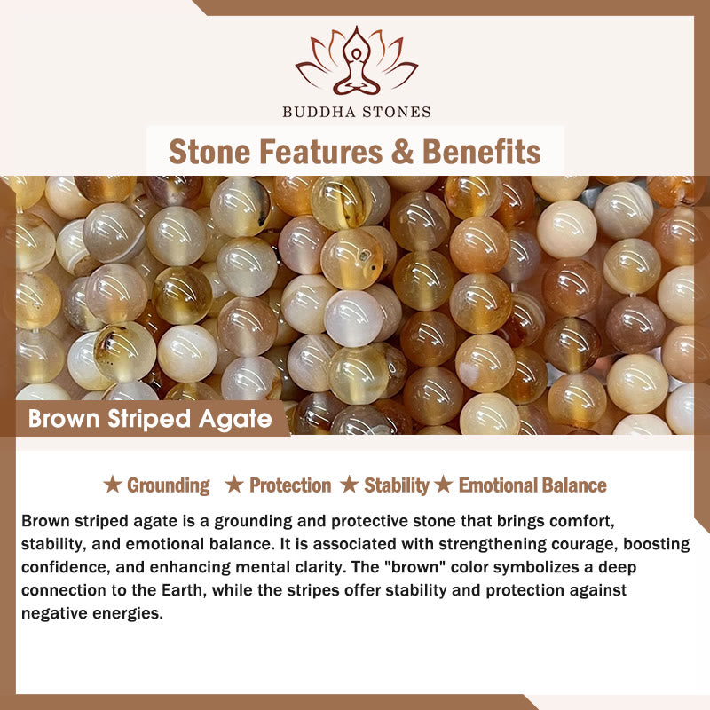 Buddha Stones Armband aus 925er Sterlingsilber mit Schildpatt-Katze, hellbraun gestreiftem Achat und schwarzem Onyx - image 6