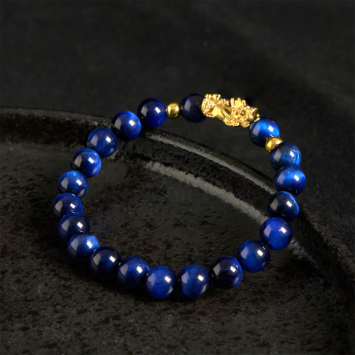 Buddha Stones, verschiedene Farben, Tigerauge-Perlen, Pixiu-Armband für Reichtum und Mut - image 9