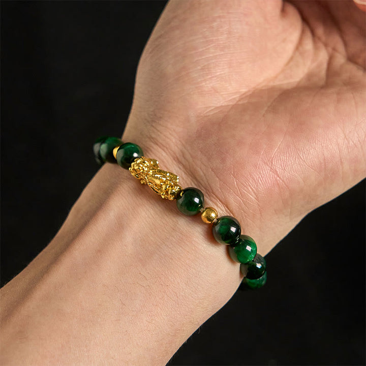 Buddha Stones, verschiedene Farben, Tigerauge-Perlen, Pixiu-Armband für Reichtum und Mut - image 24