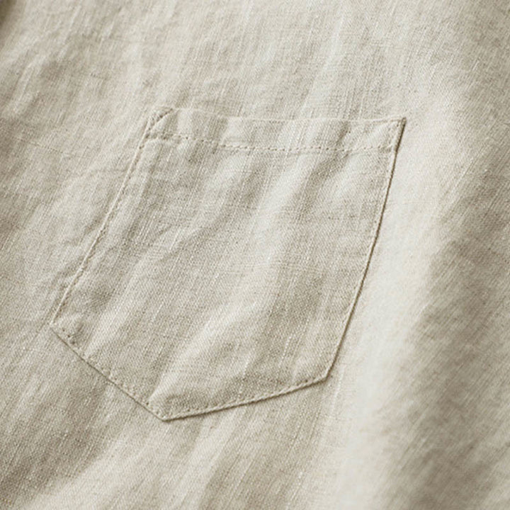 Buddha Stones – Einfarbiges Hemd mit Knopfleiste und Dreiviertelärmeln - image 6