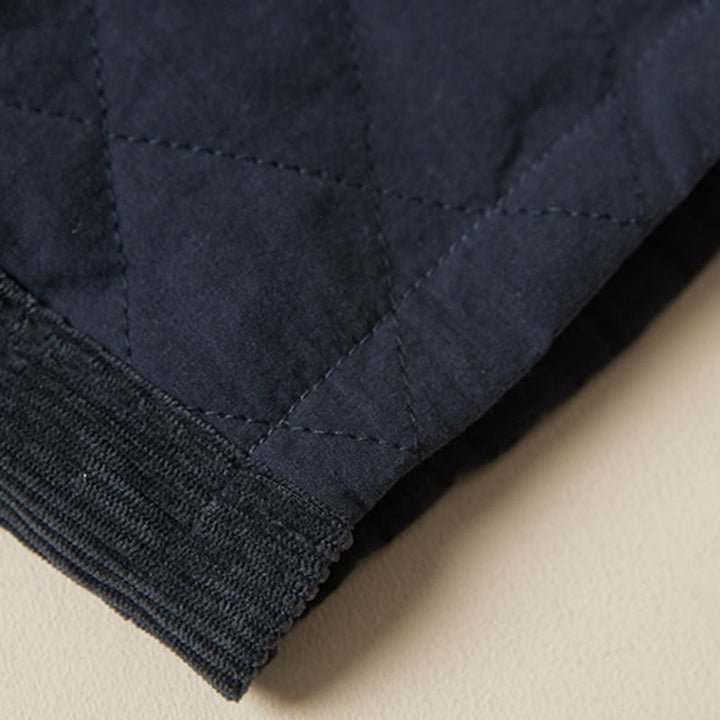 Buddha Stones, rautenförmig gestepptes Design, Thermo-Haremshose für Damen aus Baumwolle mit Taschen - image 7