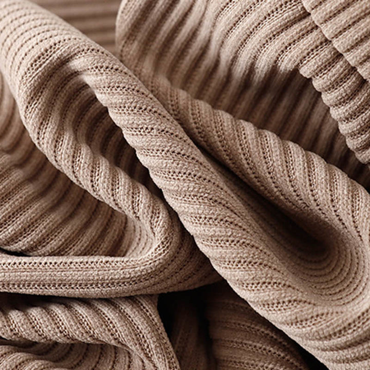 Buddha Stones Lässige, einfarbige Damenhose mit weitem Bein, Cord-Baumwollfleece-Futter und Taschen - image 25