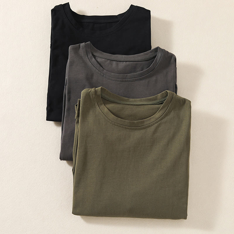 Buddha Stones Lässiges Damen-Langarm-T-Shirt aus reiner Baumwolle und Leinen mit unregelmäßigem Saum - image 21