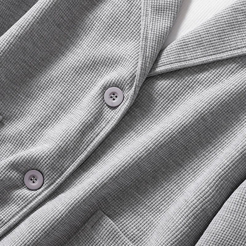 Buddha Stones Damen-Baumwolljacke mit schlichtem Revers und Taschen - image 19