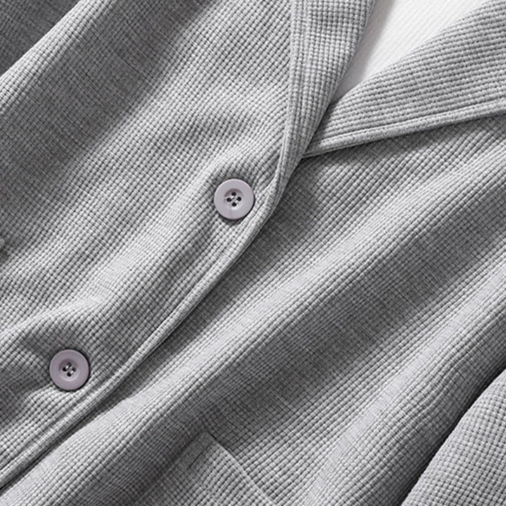 Buddha Stones Damen-Baumwolljacke mit schlichtem Revers und Taschen - image 19