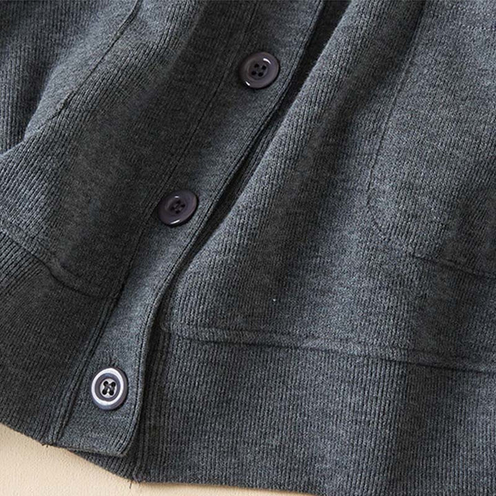 Damen-Kapuzenjacke mit Taschen und schlichten Knöpfen, verziert mit Buddha Stones - image 3