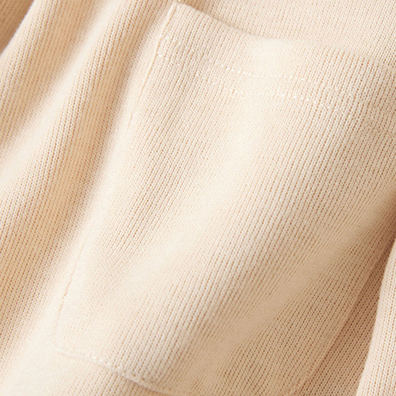 Buddha Stones Plain Buttons Damen Baumwoll-Kapuzenjacke mit Taschen - image 13