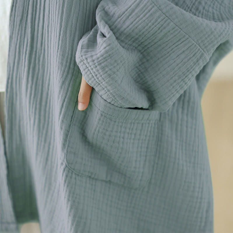Buddha Stones -Meditationsjacke mit langen Ärmeln und Taschen - image 23