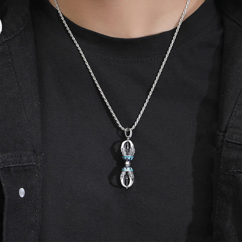 Buddha Stones, tibetische Kupfer-Vajra Dorje, spirituelle Kraft, Halskettenanhänger - image 3