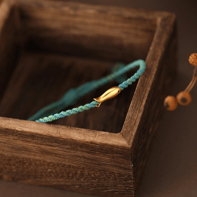 Buddha Stones Kupfer Glücksarmband mit Koi-Fisch - image 3