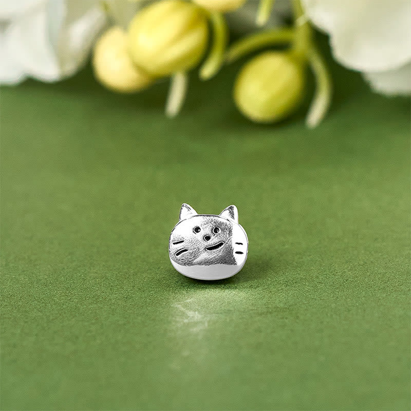 Buddha Stones 925 Sterling Silber Mini Katze Segenskette Armband - image 10