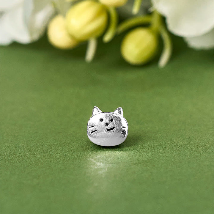 Buddha Stones 925 Sterling Silber Mini Katze Segenskette Armband - image 9