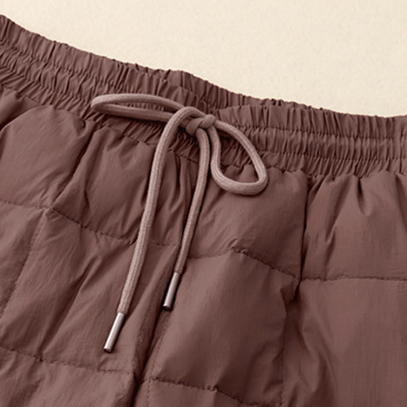 Buddha Stones Winter-Baumwollhose mit Kordelzug und Beinöffnung für Damen mit Taschen - image 11