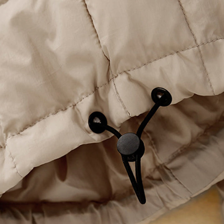 Buddha Stones Winter-Baumwollhose mit Kordelzug und Beinöffnung für Damen mit Taschen - image 7