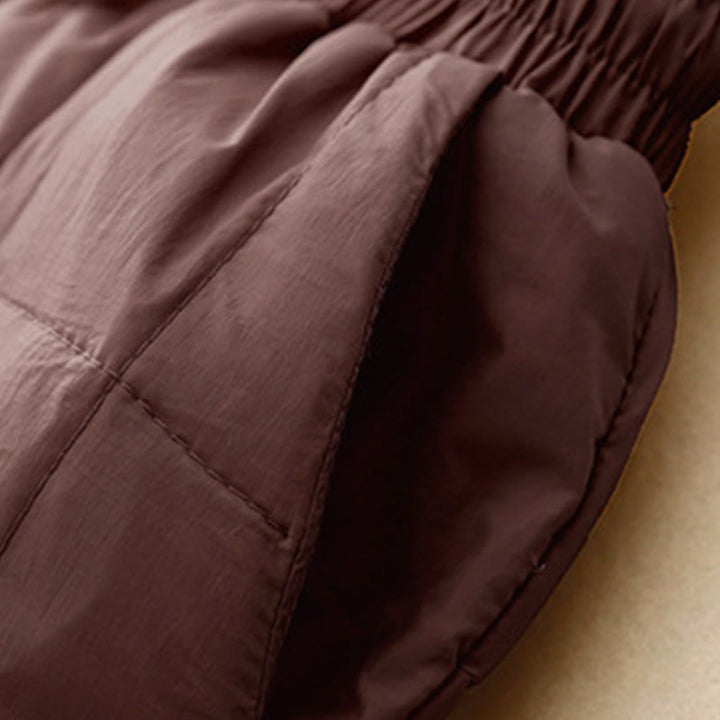 Buddha Stones Winter-Baumwollhose mit Kordelzug und Beinöffnung für Damen mit Taschen - image 12